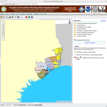 Texas Coastal Mapping Atlas